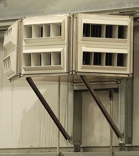 Infini-Jet Split Vane Drum Louver